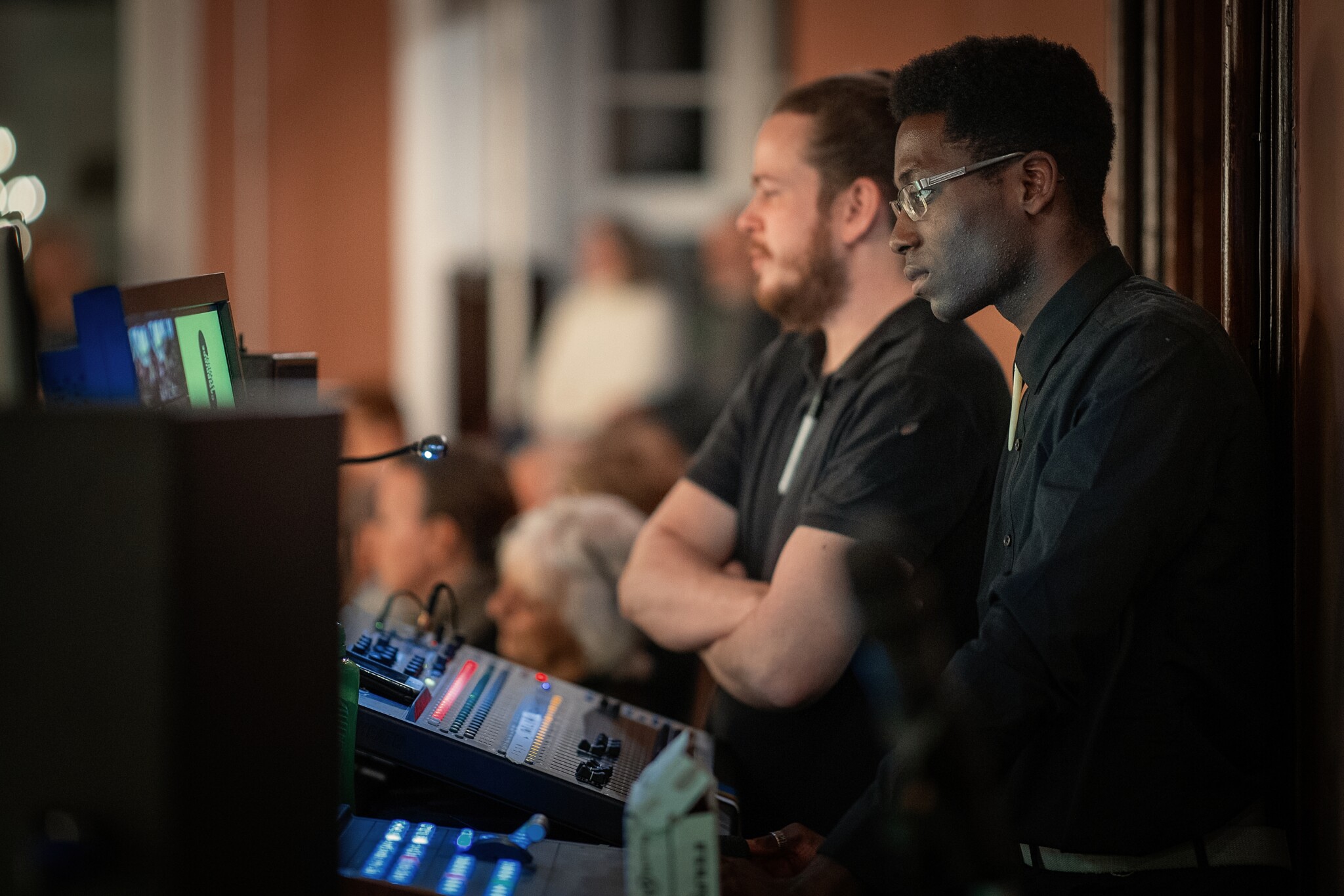 behind the scenes technicians