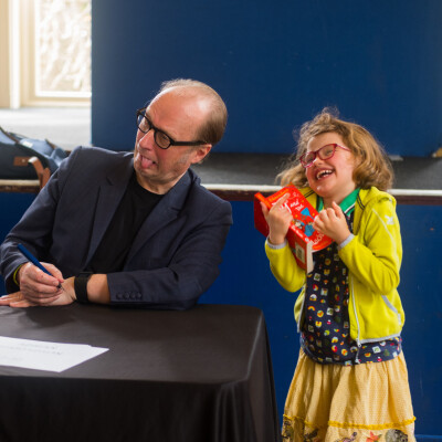 Ade Edmondson & child