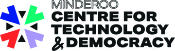 Logo with text that reads Minderoo Centre For Technology & Democracy