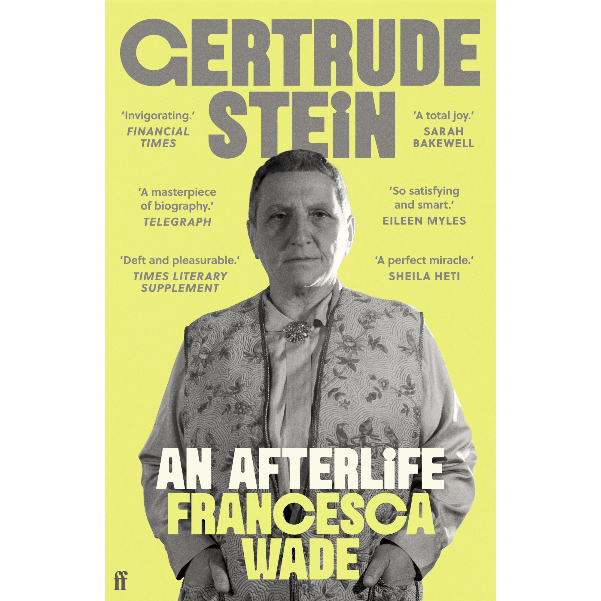 Book jacket of Gertrude Stein An Afterlife